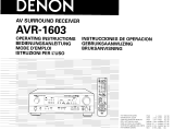 Denon AVR-1683 Bedienungsanleitung