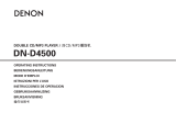 Denon CD Player DN-D4500 Benutzerhandbuch