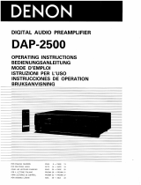 Denon DAP-2500 Bedienungsanleitung