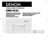 Denon DRR-M33 Bedienungsanleitung