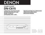Denon MP3 Player DN-C615 Benutzerhandbuch