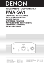 Denon PMA-SA1 Benutzerhandbuch
