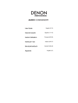 Denon Pro­fes­sional Audio Commander Benutzerhandbuch
