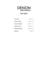 Denon Pro­fes­sional DN-108LF Benutzerhandbuch