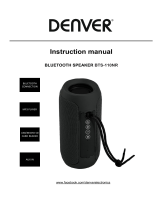 Denver BTS-110NR Bluetooth Speaker Benutzerhandbuch