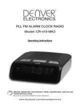Denver Electronics CR-419 MK2 Benutzerhandbuch
