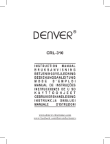 Denver CRL-310 Benutzerhandbuch