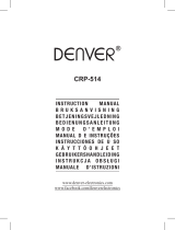 Denver CRP-514 Benutzerhandbuch