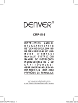 Denver CRP-515 Benutzerhandbuch