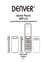 Denver GSP131 Senior Phone Benutzerhandbuch