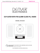 Denver MC-5220BLACK Benutzerhandbuch