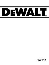 DeWalt Tisch-, Kapp- und Gehrungssäge DW 711 Benutzerhandbuch