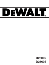 DeWalt D25003 Benutzerhandbuch