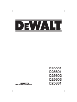 DeWalt D25602 Bedienungsanleitung