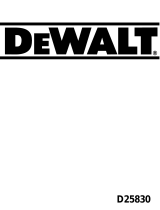 DeWalt D25830K Benutzerhandbuch