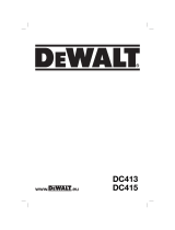 DeWalt DC415 T 1 Bedienungsanleitung