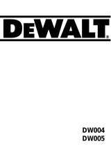 DeWalt dw 004k2-qw Bedienungsanleitung