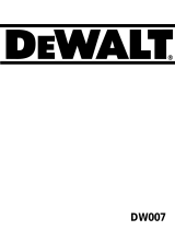 DeWalt Akku-Handkreissäge DW007 K Benutzerhandbuch