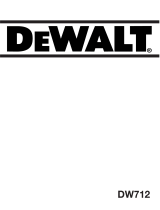 DeWalt DW712 T 2 Bedienungsanleitung