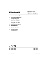 EINHELL GE-CH 1855/1 Li Kit (1x2,0Ah) Benutzerhandbuch