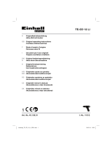 EINHELL TE-CD 12 Li with 2nd Battery Benutzerhandbuch