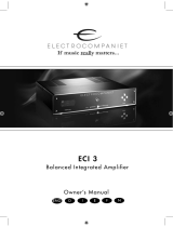 ELECTROCOMPANIET ECI 3 Bedienungsanleitung