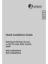 Eneo MSR-24N040004A Quick Installation Manual