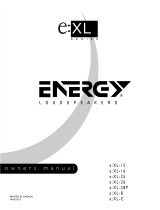 Energy Speaker Systems e:XL-25 Benutzerhandbuch