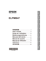 Epson ELPMB47 Low Ceiling Mount Benutzerhandbuch
