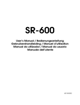 Epson SR-600 Benutzerhandbuch