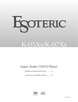 Esoteric K-05Xs Bedienungsanleitung