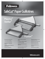 Fellowes fusion a3 guillotine snijmachine Benutzerhandbuch
