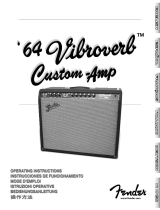Fender 64 VIBROVERB CUSTOM-AMP Benutzerhandbuch