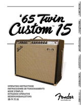 Fender 65 Twin Custom 15 Bedienungsanleitung