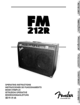 Fender 212R Benutzerhandbuch