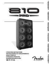 Fender 810 Pro Benutzerhandbuch