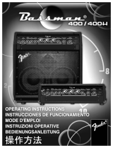 Fender Bassman 400C - 400H Bedienungsanleitung