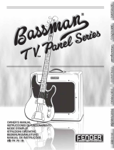 Fender Bassman TV Amps Bedienungsanleitung