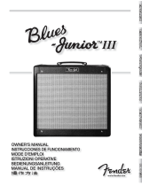 Fender Blues Junior III Bedienungsanleitung