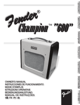 Fender 600 Benutzerhandbuch