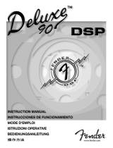 Fender Deluxe 90 DSP Bedienungsanleitung