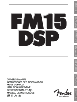 Fender FM 15 DSP Bedienungsanleitung