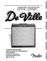 Fender Hot rod De Ville Benutzerhandbuch