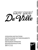 Fender Hot Rod DeVille Rev B Bedienungsanleitung
