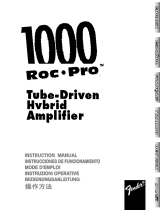 Fender Roc Pro 1000 Benutzerhandbuch