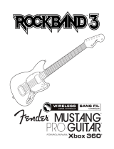 Mad Catz Rock Band 3 Wireless Fender Mustang XBOX360 Benutzerhandbuch