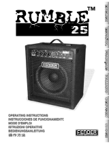 Fender Rumble 25 Benutzerhandbuch