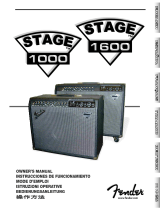 Fender Stage 1600 Benutzerhandbuch