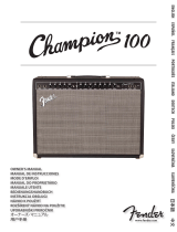 Fender Stereo Amplifier Champion 100 Benutzerhandbuch
