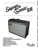 Fender Super-Sonic 22 Combo Benutzerhandbuch